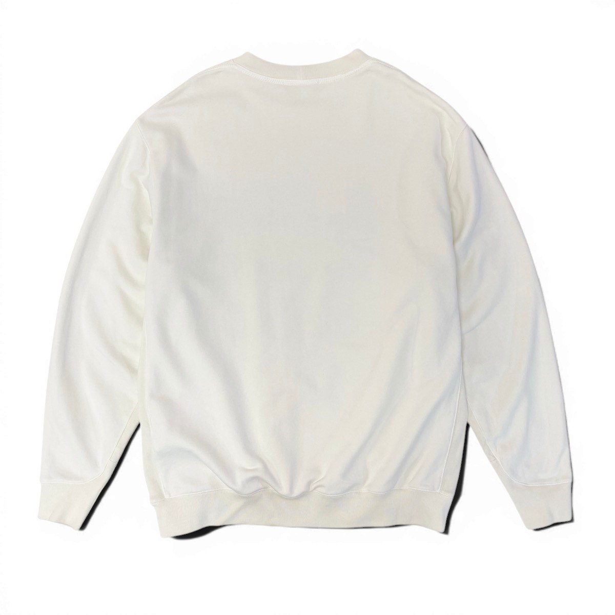38f18 《美品》 STONE ISLAND ストーンアイランド ロゴプリントスウェット トレーナー サイズXL アイボリーt18r