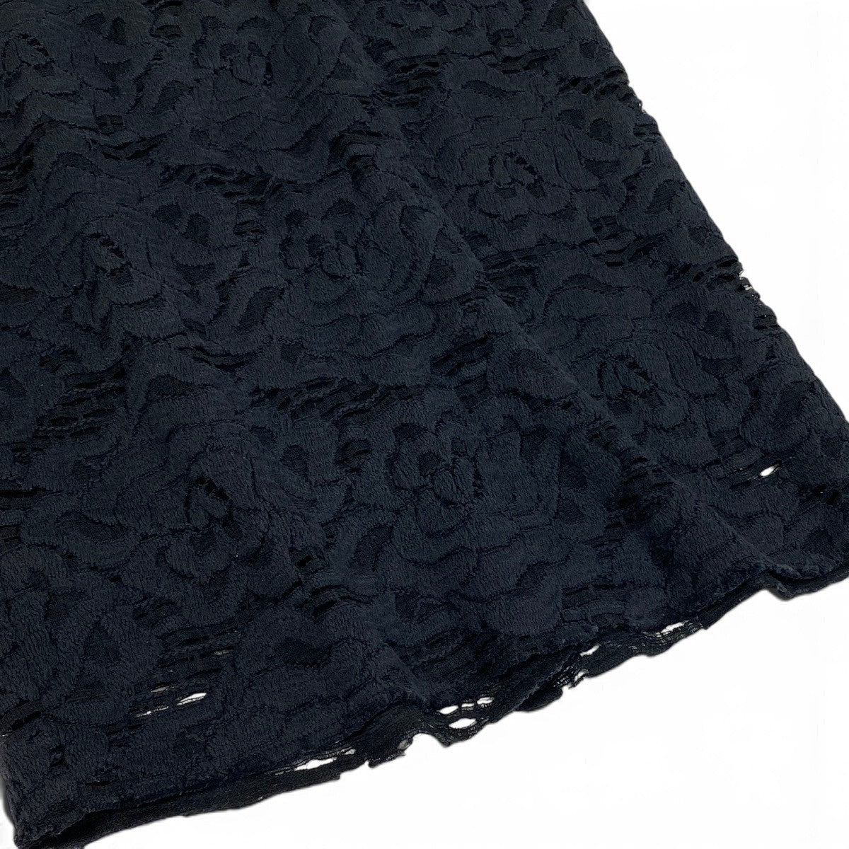 i4 DOLCE&GABBANA ノースリーブレースワンピース ドレス イタリア製 38サイズ ブラック レディース 女性用u02t