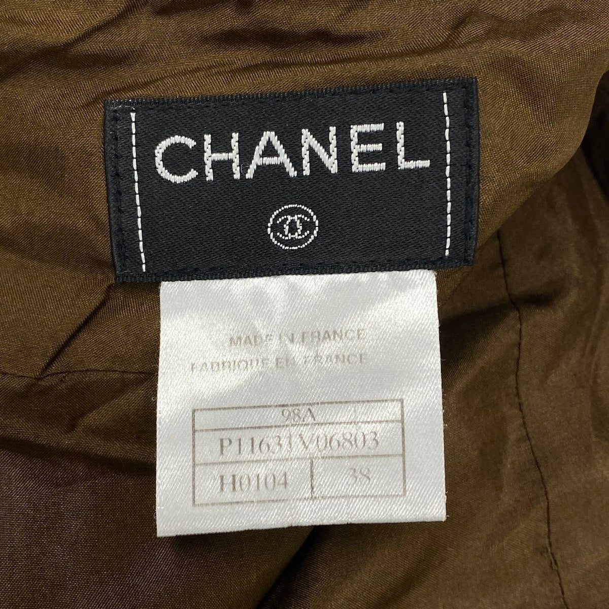 i19【美品】CHANEL 1998年 スカート ココマーク アルパカ混  38サイズ ブラウン レディース 女性用u02t