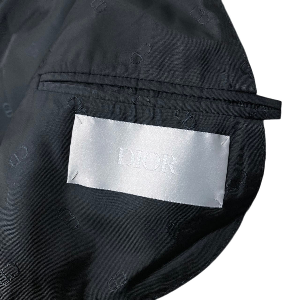 46j15 【極美品】 DIOR HOMME ディオールオム スタンドカラー ロングコート ベルト付 ウールカシミヤ混 183C354A3183 サイズ46 ブラック メンズ アウターu02t