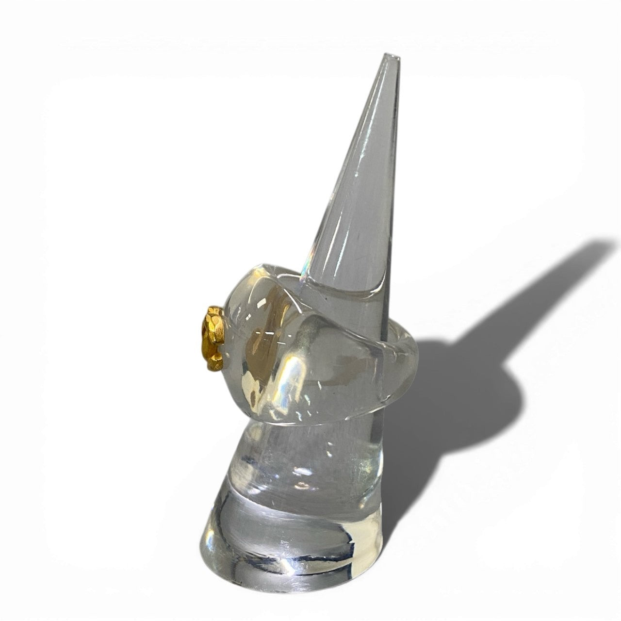 b16 CHANEL シャネル ココマーク クリアカラー ジュルリング 13号 クリア レディースta1