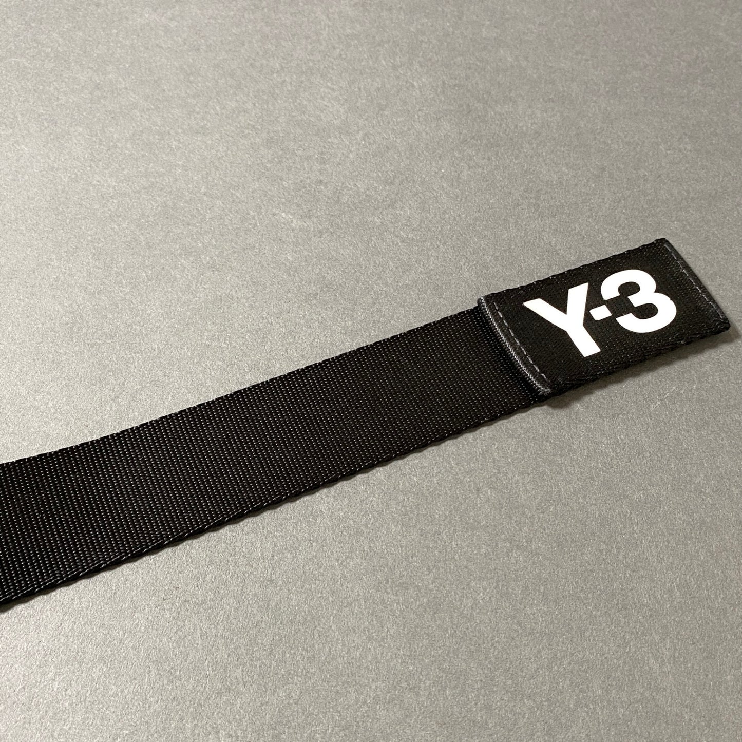 3f27 《美品》 Y-3 ワイスリー Dリングベルト RING BELT 130cm ブラック Yohji Yamamoto ヨウジヤマモト adidas アディダス