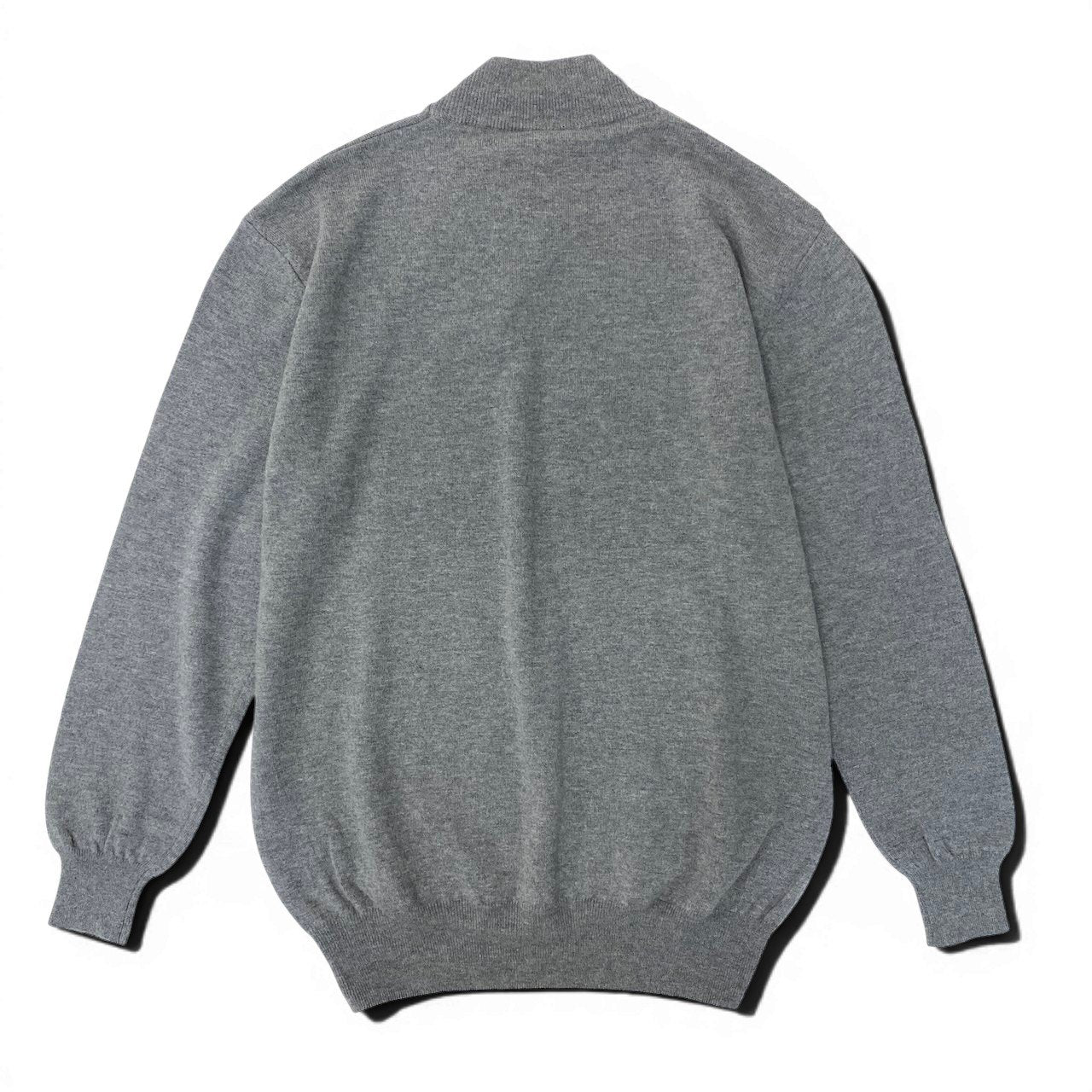 29e7【未使用タグ付】 AIGNER アイグナー モックネック ニットセーター ニットプルオーバー イタリア製 サイズ50 グレー ウール カシミヤ メンズ 紳士服u02t