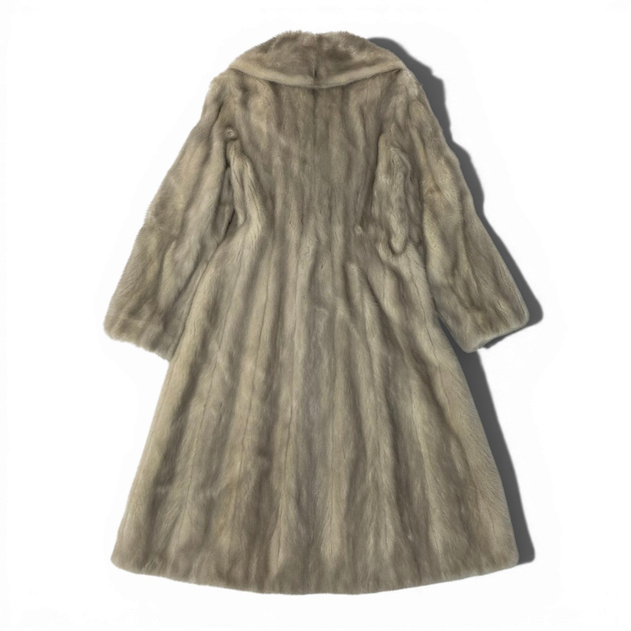 25c14 EMBA エンバ サファイアミンク 超ロングコート 丈107cm サイズF シルバーグレー 最高級本毛皮 Sapphire Mink Fur Super Long Coatt18r