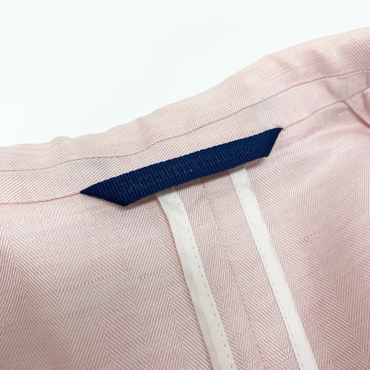 59k1 BELVEST ベルベスト イタリア製 テーラードジャケット ブレザー G10244 48 ピンク シルク リネン メンズo07t