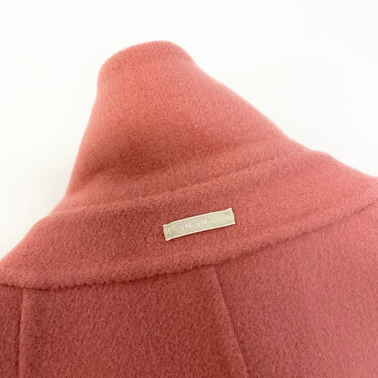 55d30 【美品】 S Max Mara エスマックスマーラ Cucito A Mano  クチートアマーノ チェスターコート アウター 90860969 サイズ40 ピンク ウール100％ レディース 女性服u02t