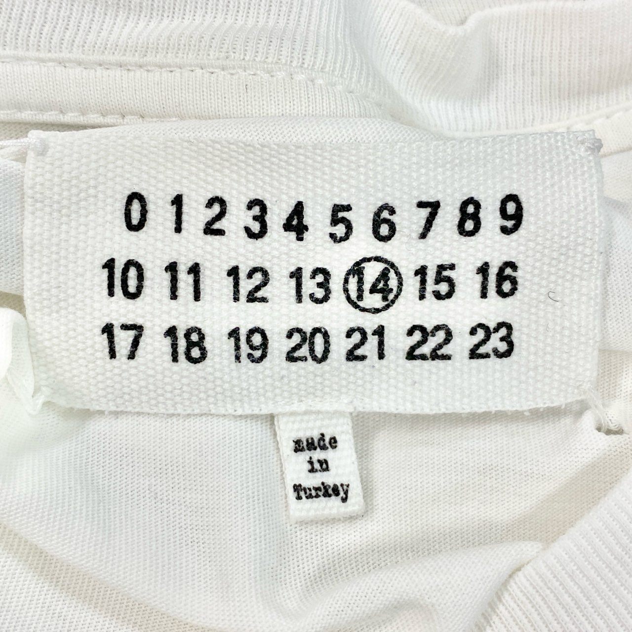 5c6 Maison Margiela メゾンマルジェラ ステレオタイプ 半袖Tシャツ カットソー トップス 48 ホワイト コットン メンズu02t