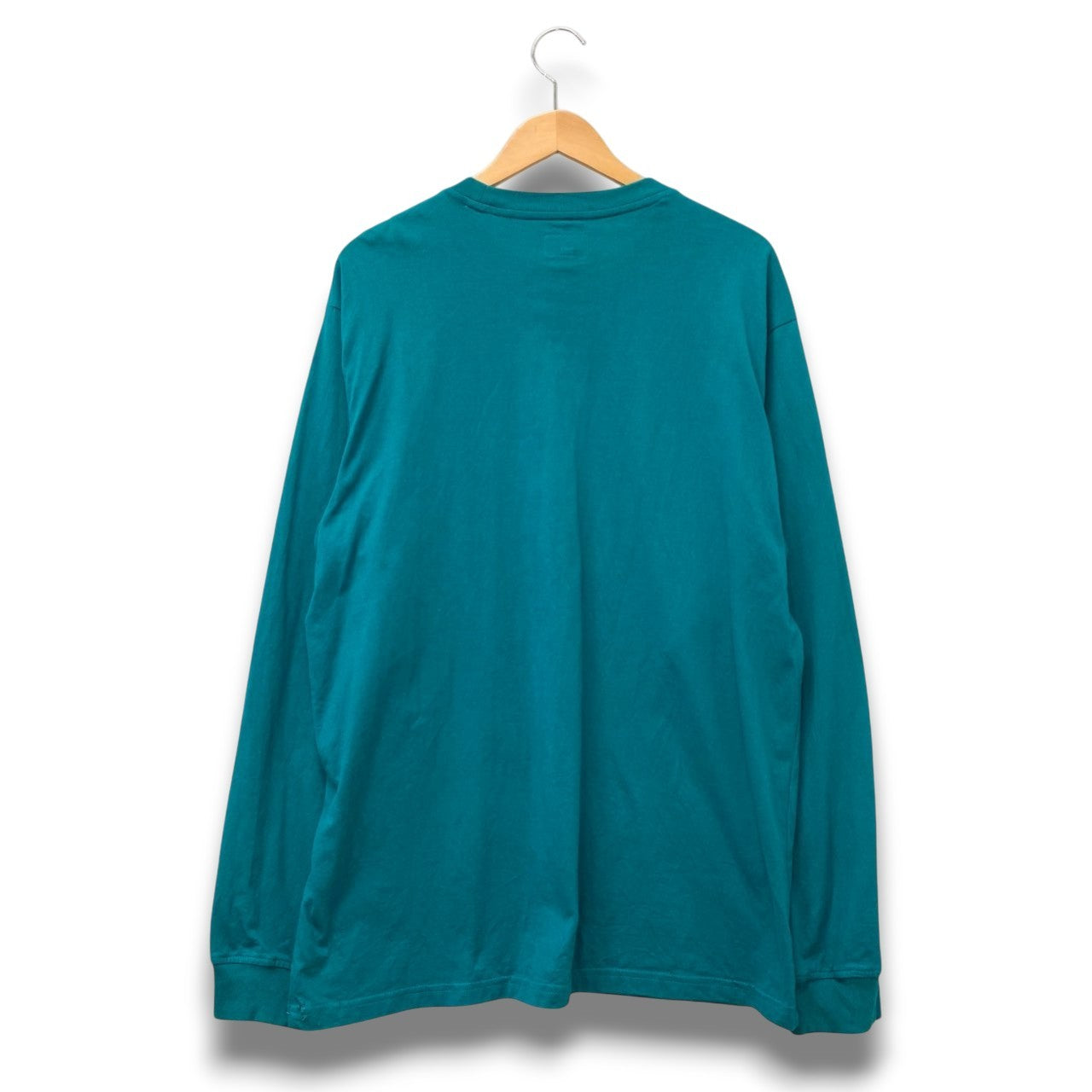 83b26 Supreme シュプリーム 24SS スモールボックスロゴTシャツ ロングスリーブTシャツ Lサイズ グリーン系 コットン100％ メンズ 男性用u02t