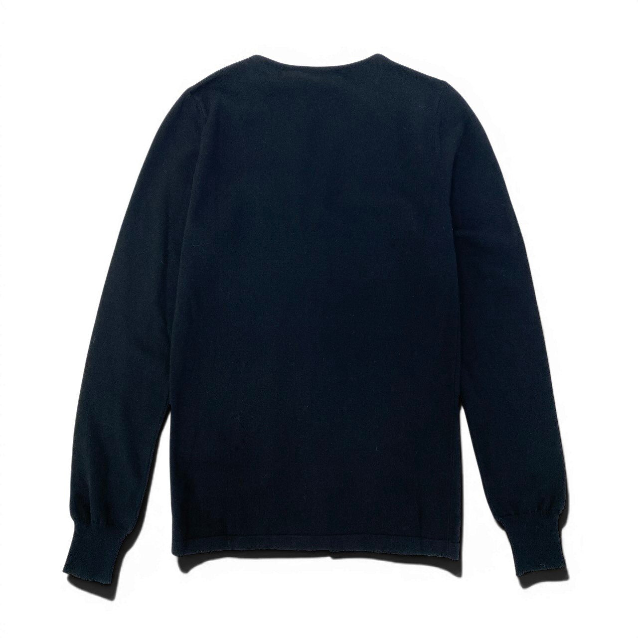 Ed22 【美品】DOLCE&GABBANA ドルチェアンドガッパーナ ロングスリーブニットカーディガン トップス 2AW KC54 40サイズ ブラック レディース 女性用k02i