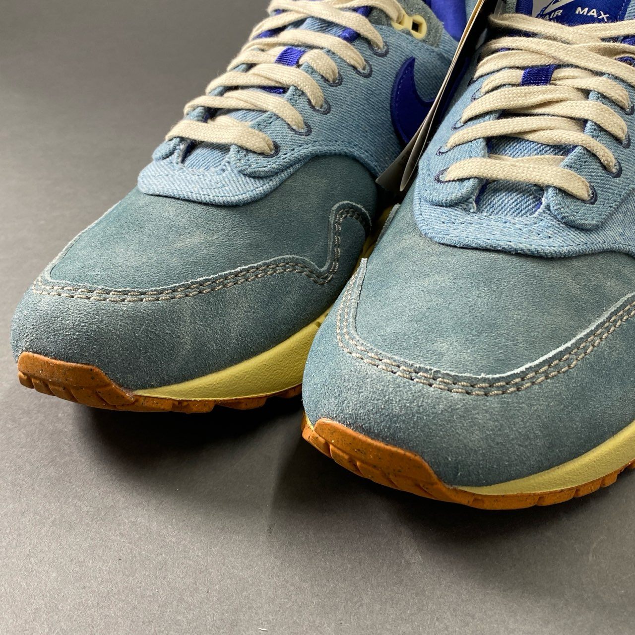 7e18 《極美品》 タグ付 AIR MAX 1 PRM Dirty Denim ナイキ エアマックス ダーティー デニム ローカットスニーカー シューズ DV3050-300 27.5 ブルー