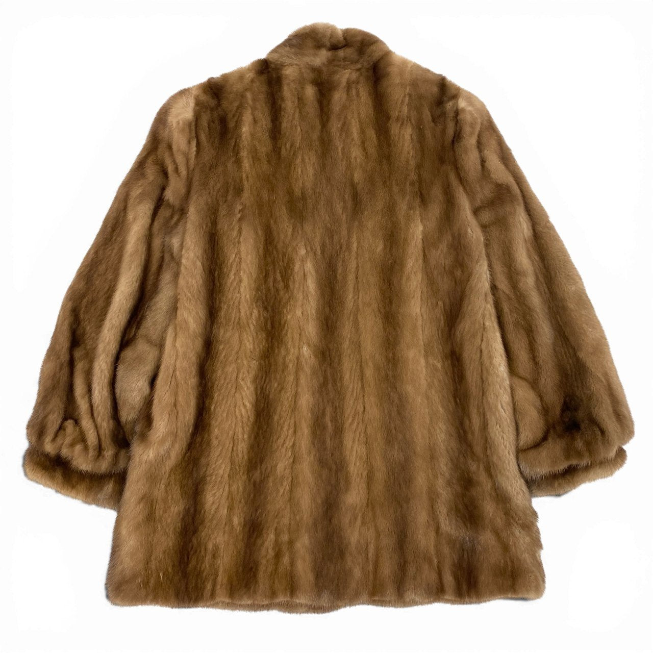 16a16 定価95万 パステルミンク ロングコート サイズ13 ブラウン 本毛皮 Pastel Mink Fur Coatt18r