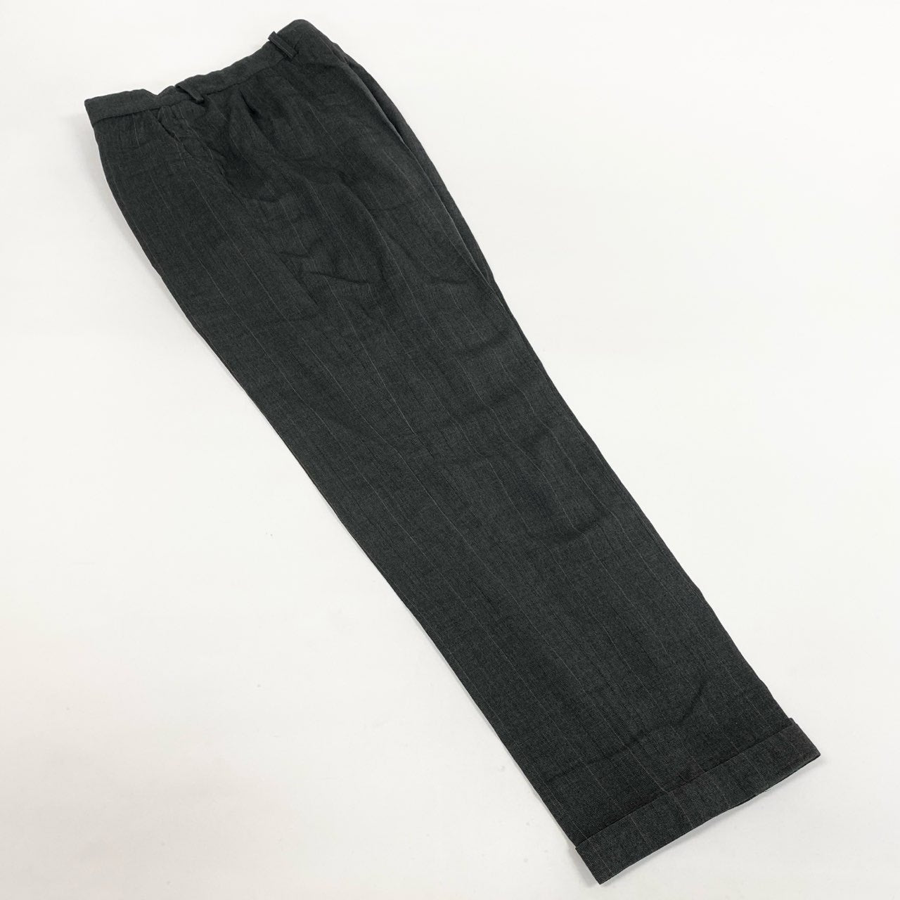 69L17 GIORGIO ARMANI ジョルジオ アルマーニ イタリア製 セットアップ スーツ VINTAGE 大きいサイズ 52 XLサイズ相当 グレー ウール メンズo07t