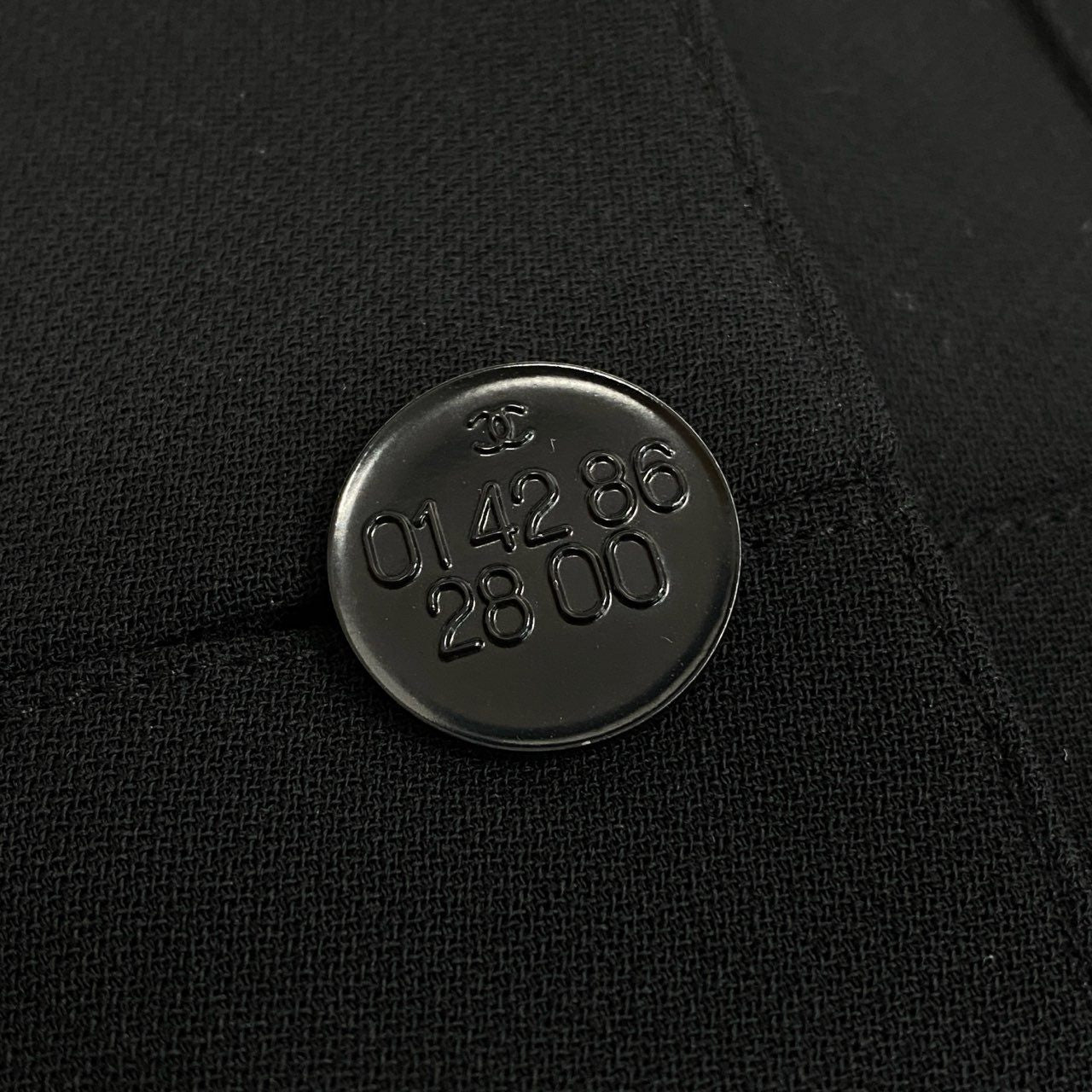 70a15 CHANEL シャネル 1991年 P11193 スタイルアップ ジャケット パンツ セットアップサイズ36 ブラック レディースta1