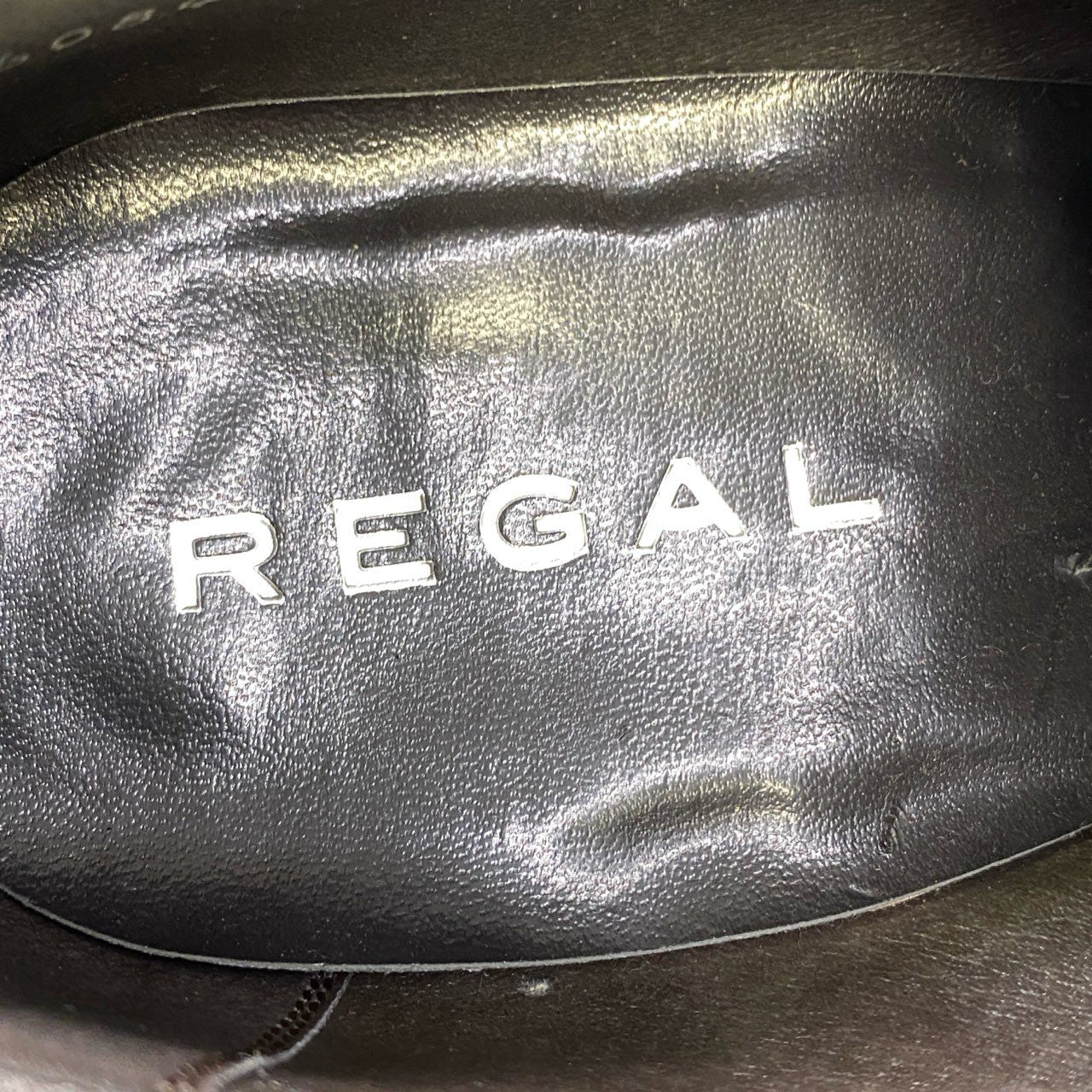 1k18《美品》 REGAL リーガル ビジネスシューズ レザーシューズ プレーントゥ 革靴 523R 26 1/2 ブラック leathero07t