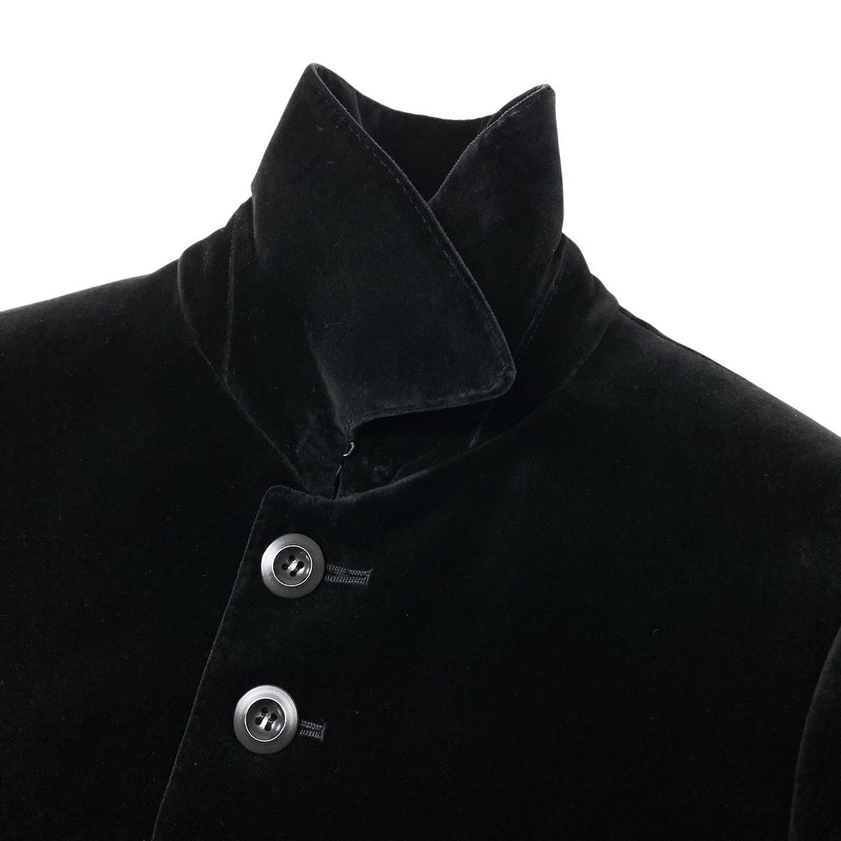 26j20 【美品】 Paul Smith LONDON ポールスミス ベロア ジャケットコート アウター サイズL ブラック メンズ 紳士服u02t