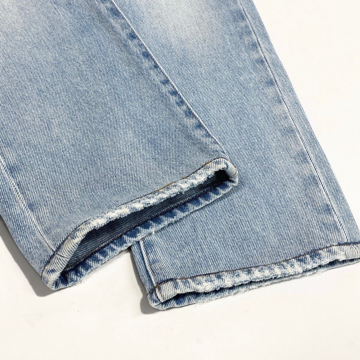 37i15 Dior ディオール 14AW クリス期 リペア加工 デニムパンツ サイズ32 ライトブルー コットン100％ メンズk02i
