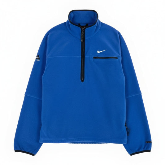 14a15 NIKE ACG ナイキ エーシージー Vintage Half Zip Pullover Size L Blue ハーフジップトップ Y2K ヴィンテージt18r