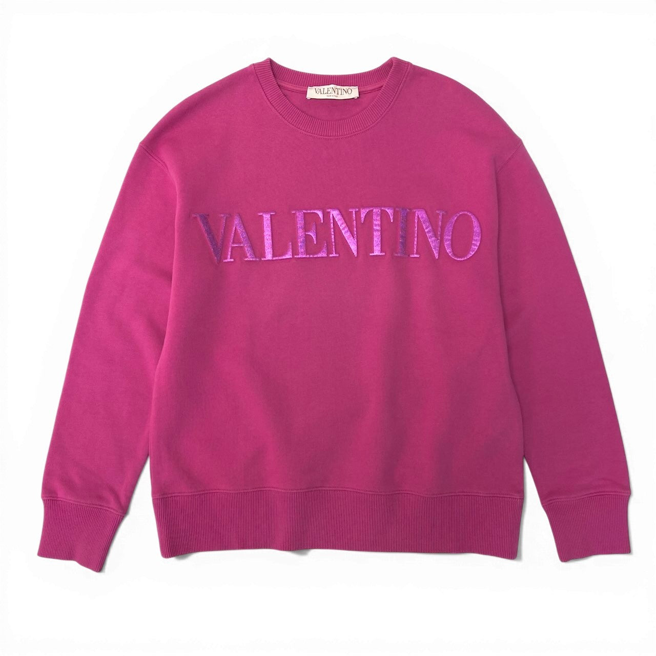 VALENTINO ピンク ロゴスウェット VALENTINO - VALENTINO ヴァレンチノ
