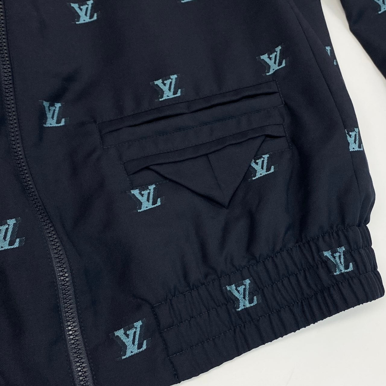 Id2 《未使用品》 LOUIS VUITTON ルイヴィトン LV ジェットポケット ブルゾン Jet Pocket Blouson サイズ54 ブラック タグ付t18r