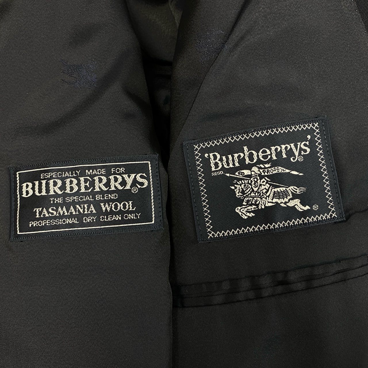 34a27 Burberrys バーバリーズ スーツセットアップ テーラードジャケット ブレザー スラックス 金ボタン 96-86-170 AB5 ネイビー メンズ 男性用o07t