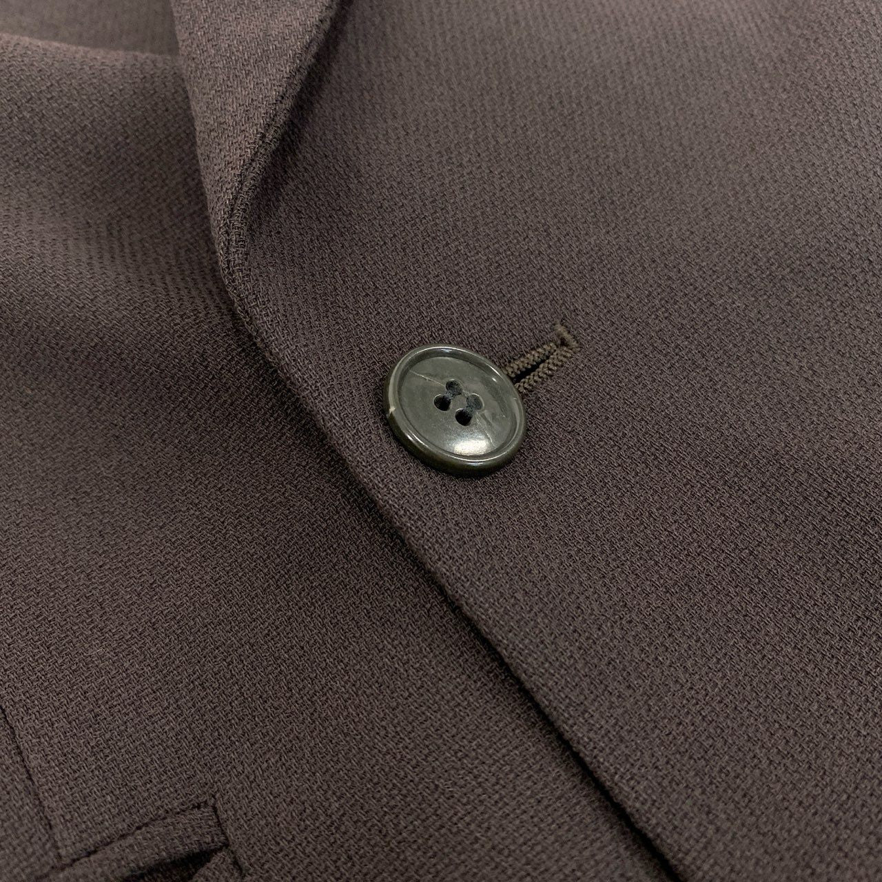 6k1 GIORGIO ARMANI LE COLLEZIONI ジョルジオアルマーニ イタリア製 テーラードジャケット ダブルブレスト ウールブレンド フォーマル メンズ 紳士服 40 ブラウンo07t