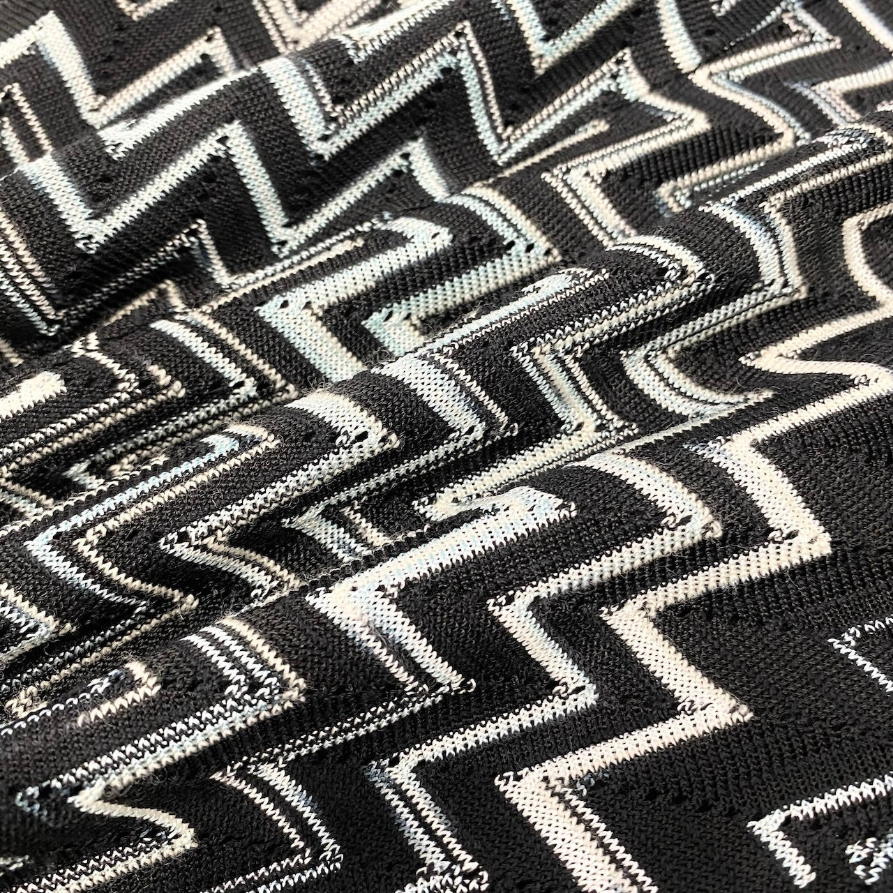 Ee8 MISSONI ミッソーニ シルクライナー ニットワンピース サイズ42 ブラック レディース ニットワンピk02i