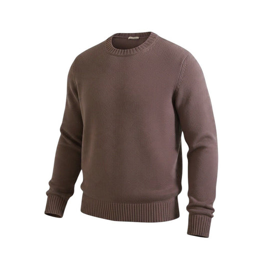 11j26 【美品】 BOTTEGA VENRTA ボッテガヴェネタ ロングスリーブ ニットセーター カシミヤニット サイズ48 ブラウン系 カシミヤ100％ メンズu02t