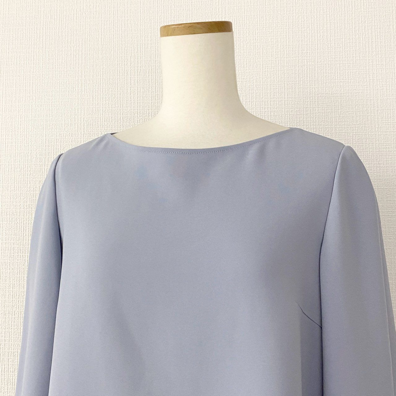 60i27 FOXEY NEW YORK フォクシー ニューヨーク Blouse フリルブラウス 39988 40 サックスブルー 日本製 トップス