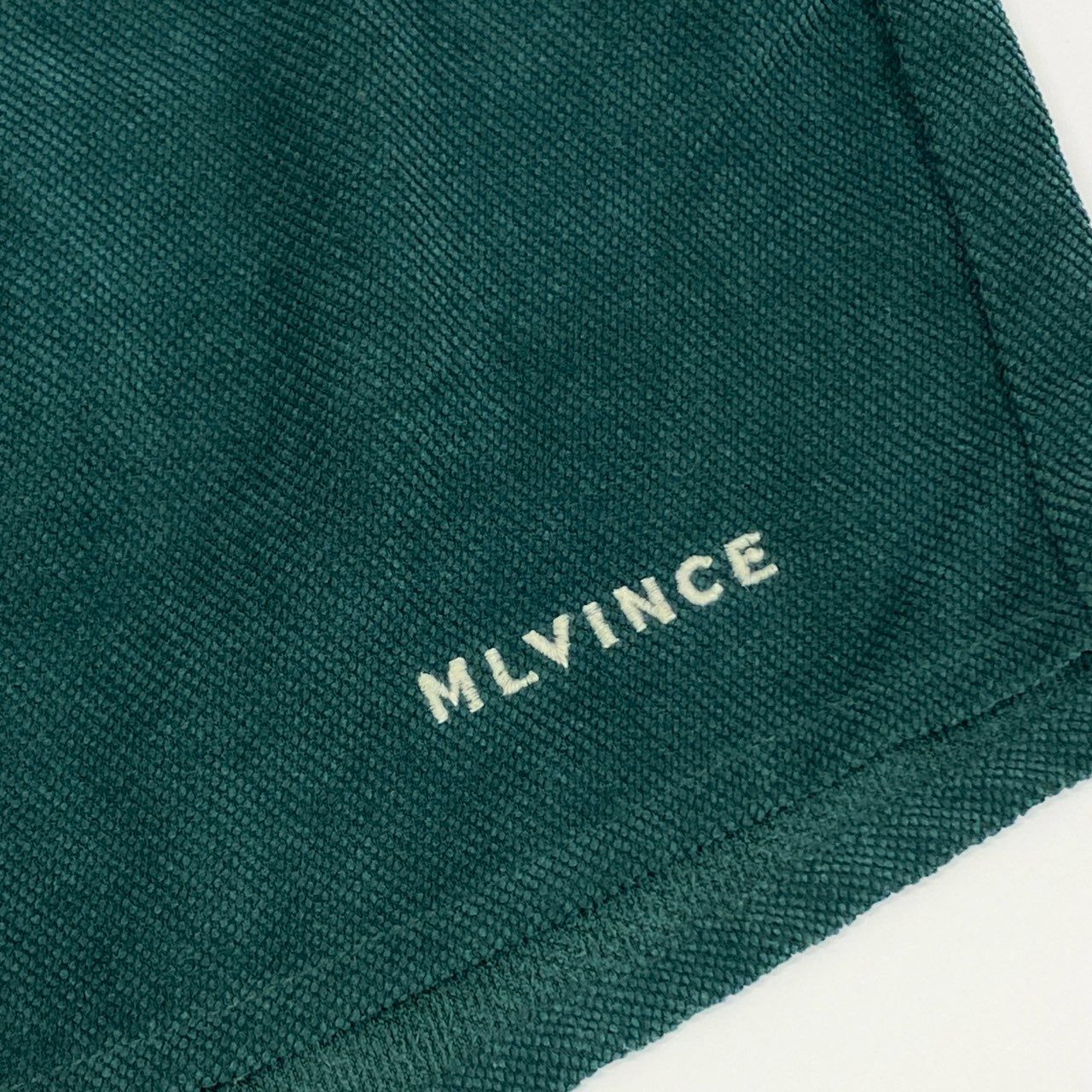 42k27 《美品》 MLVINCE メルヴィンス summer corduroy shorts ショートパンツ ハーフパンツ サマーコーデュロイ L グリーン