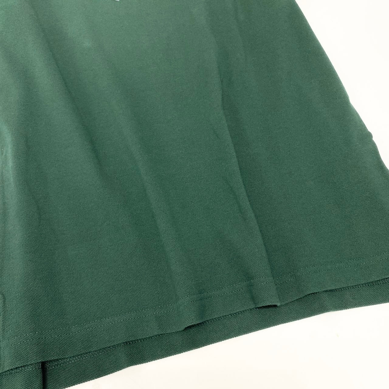 55d30 【未使用タグ付】 Brooks Brothers ブルックブラザーズ 半袖ポロシャツ カットソー トップス ワンポイント刺繡 S ダークグリーン コットン100％ メンズ 紳士服u02t
