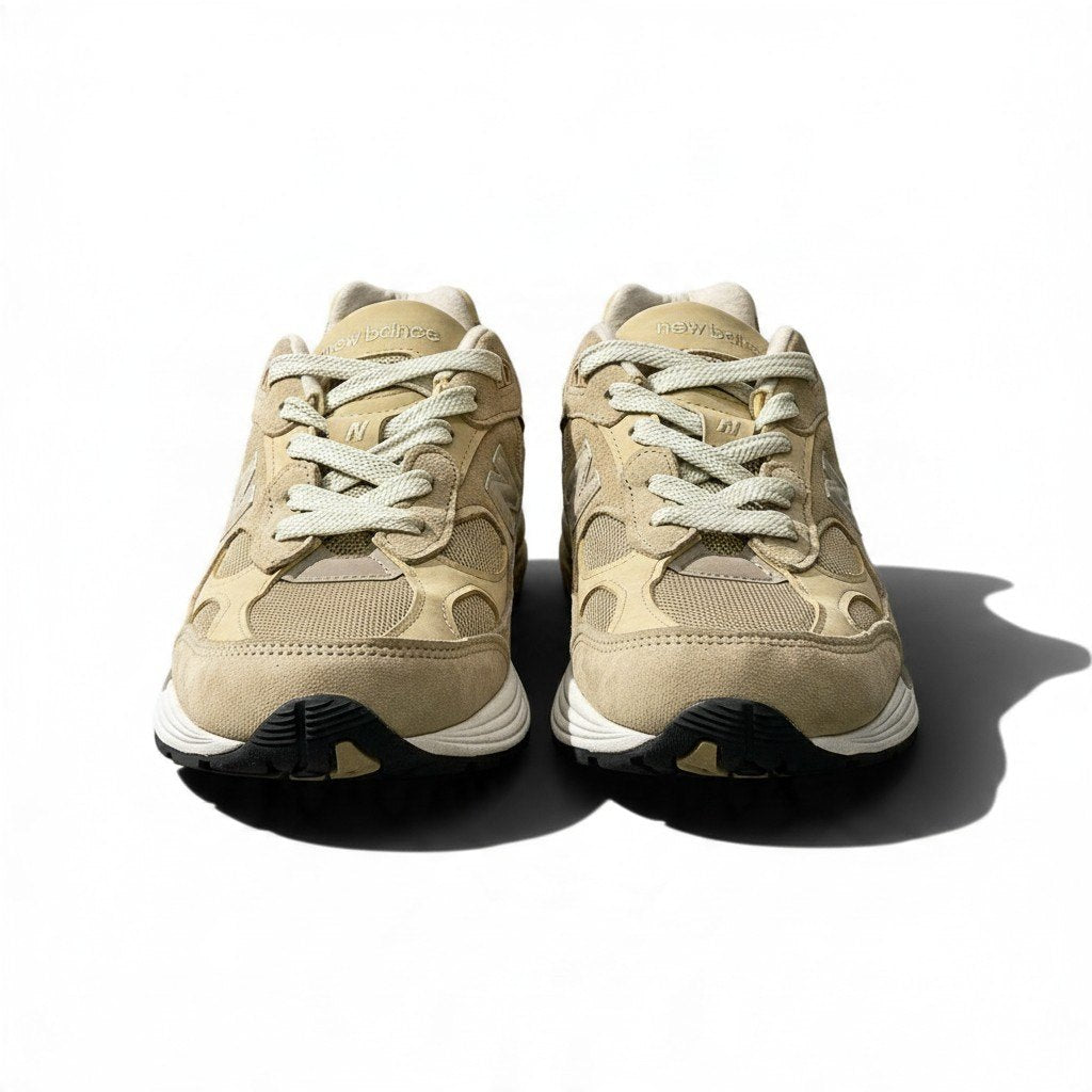 3j23 New Balance ニューバランス Ｍade in USA M992 ローカットスニーカー M992TN 25cm タン/ベージュ メンズ 紳士靴o07t