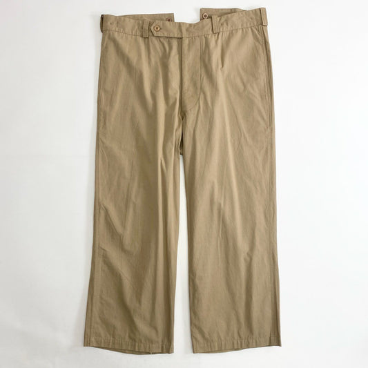 38c23 《未使用》 定価￥19,800 SEEALL シーオール MINER PANTS マイナーパンツ 46 ベージュ タグ付き SAU23 PT382