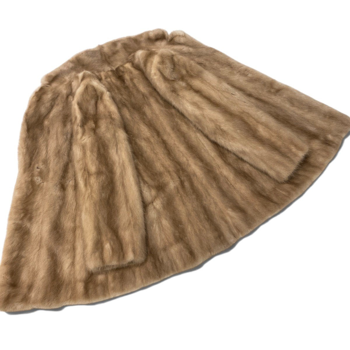 28h19 パステルミンク ミンクコート  毛皮コート 11 ライトブラウン ミンクファー Mink Fur Coatu02t