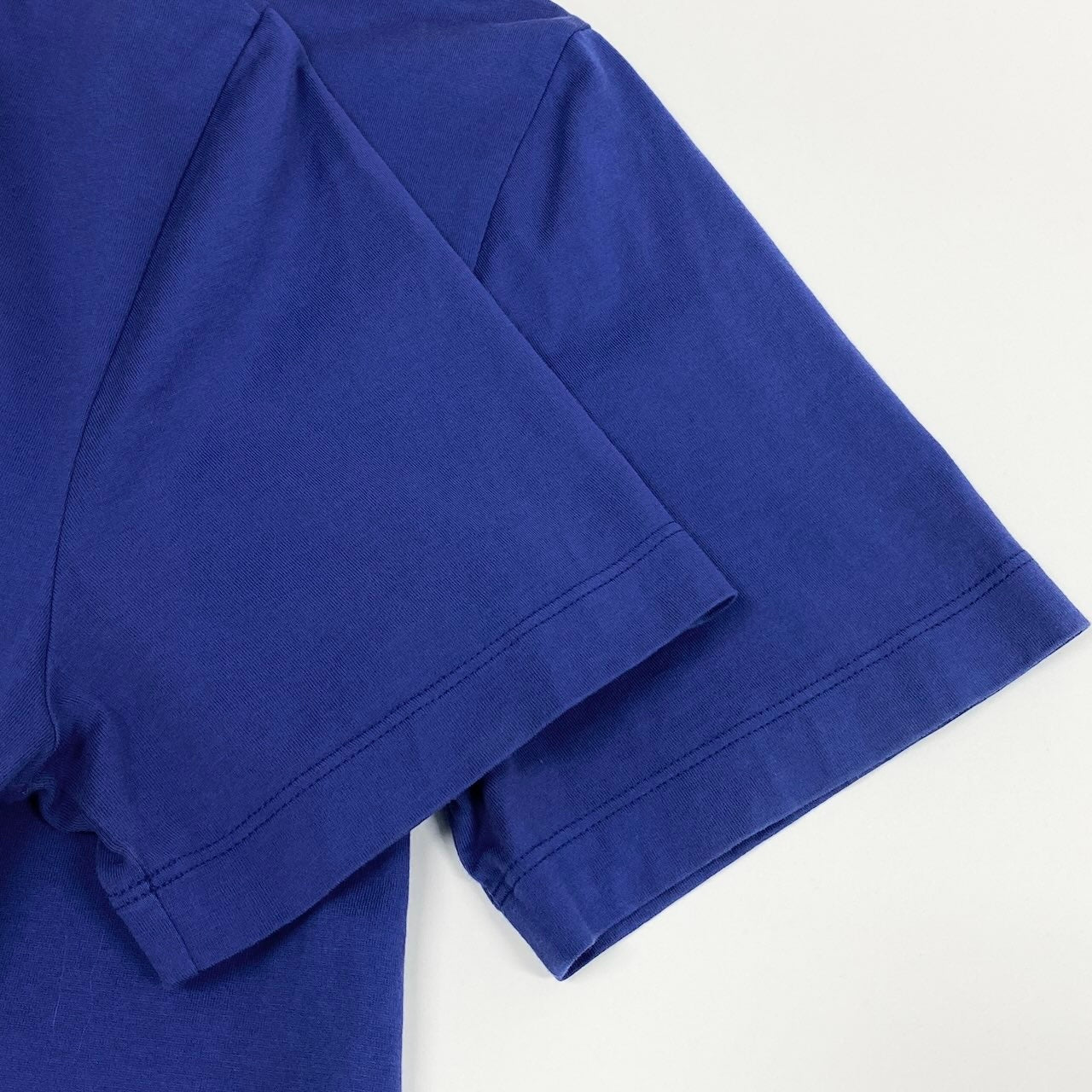 Ic27 Salvatore Ferragamo サルヴァトーレフェラガモ ブランドロゴTシャツ 半袖Tシャツ  コットンシャツ トップス イタリア製 Sサイズ ブルー コットン100％ レディース 女性用u02t