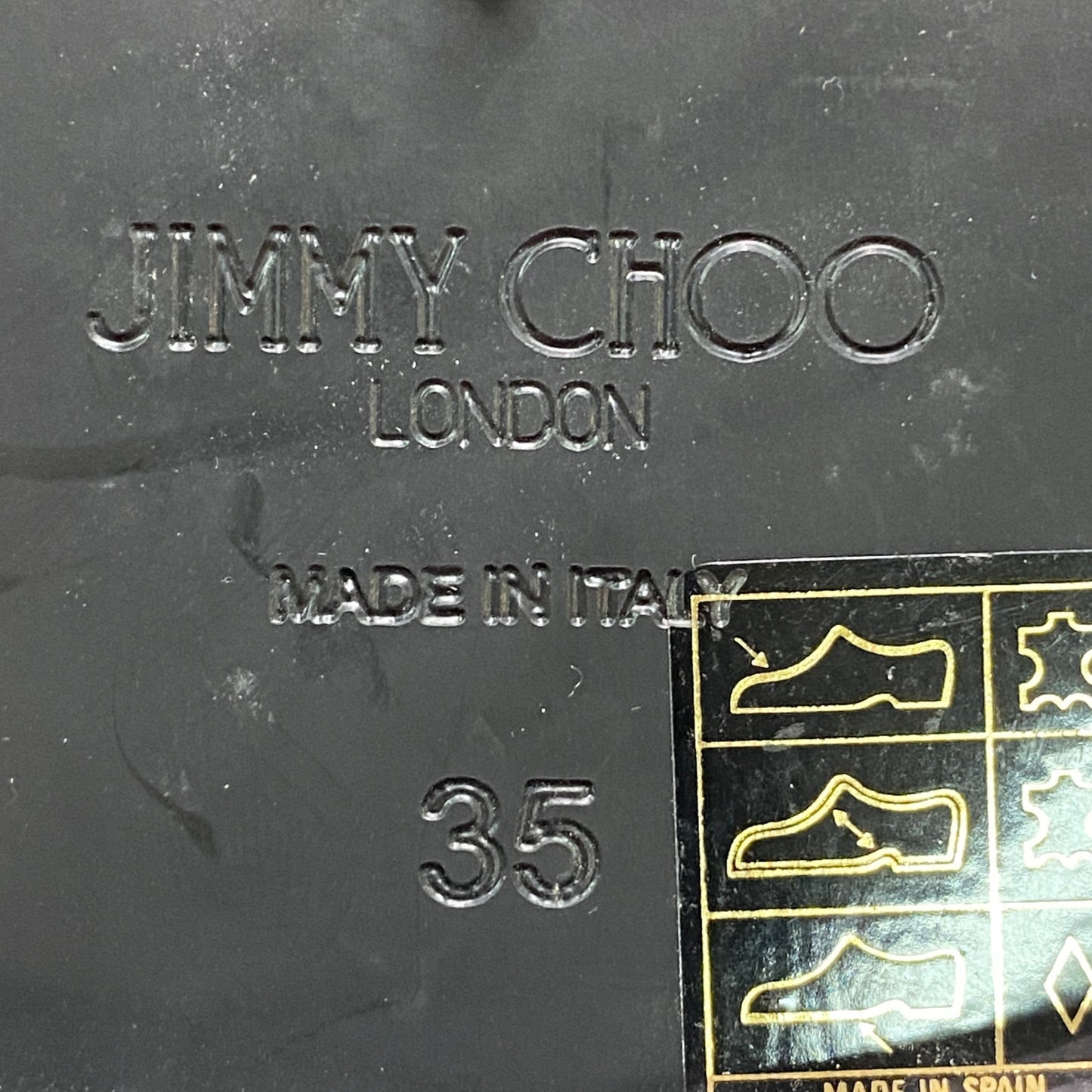 3g8《美品》定価￥175.000 JIMMY CHOO ジミーチュウ BEI FLAT ベイフラット ボアブーツ 35 ブラック レザー シューズ 保存袋有