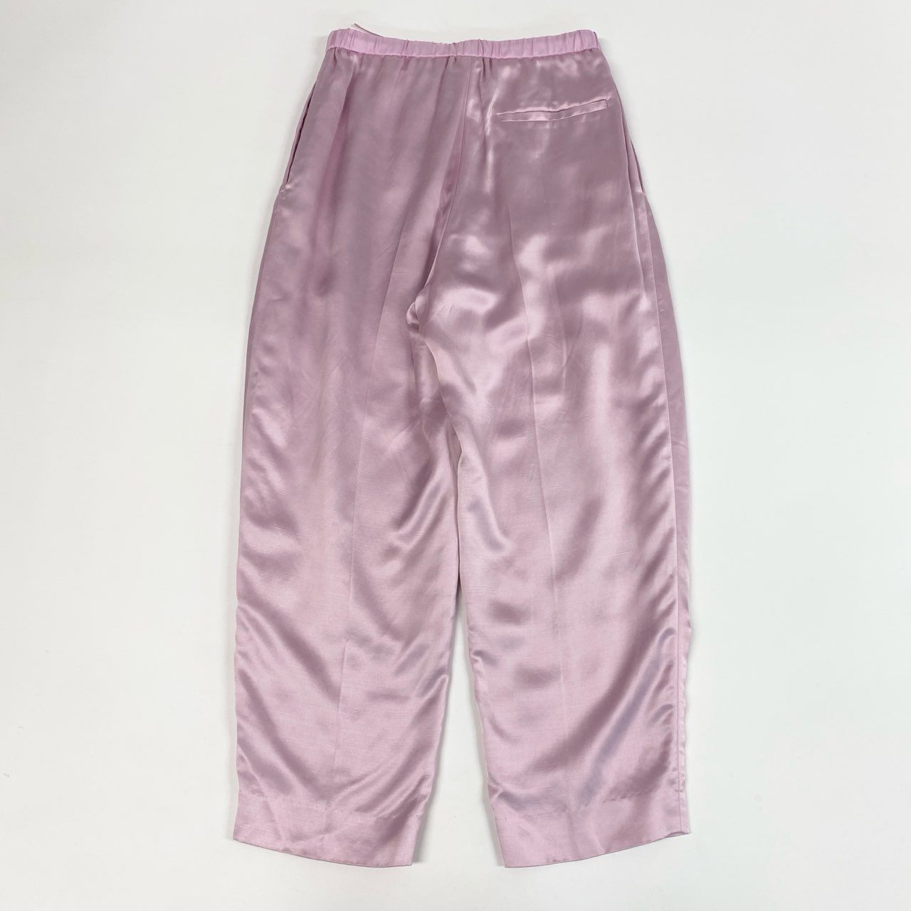 77j28 Drawer ドゥロワー レーヨンドロストパンツ スラックスパンツ シルク 6514-236-1077 36サイズ ピンク レディースu02t