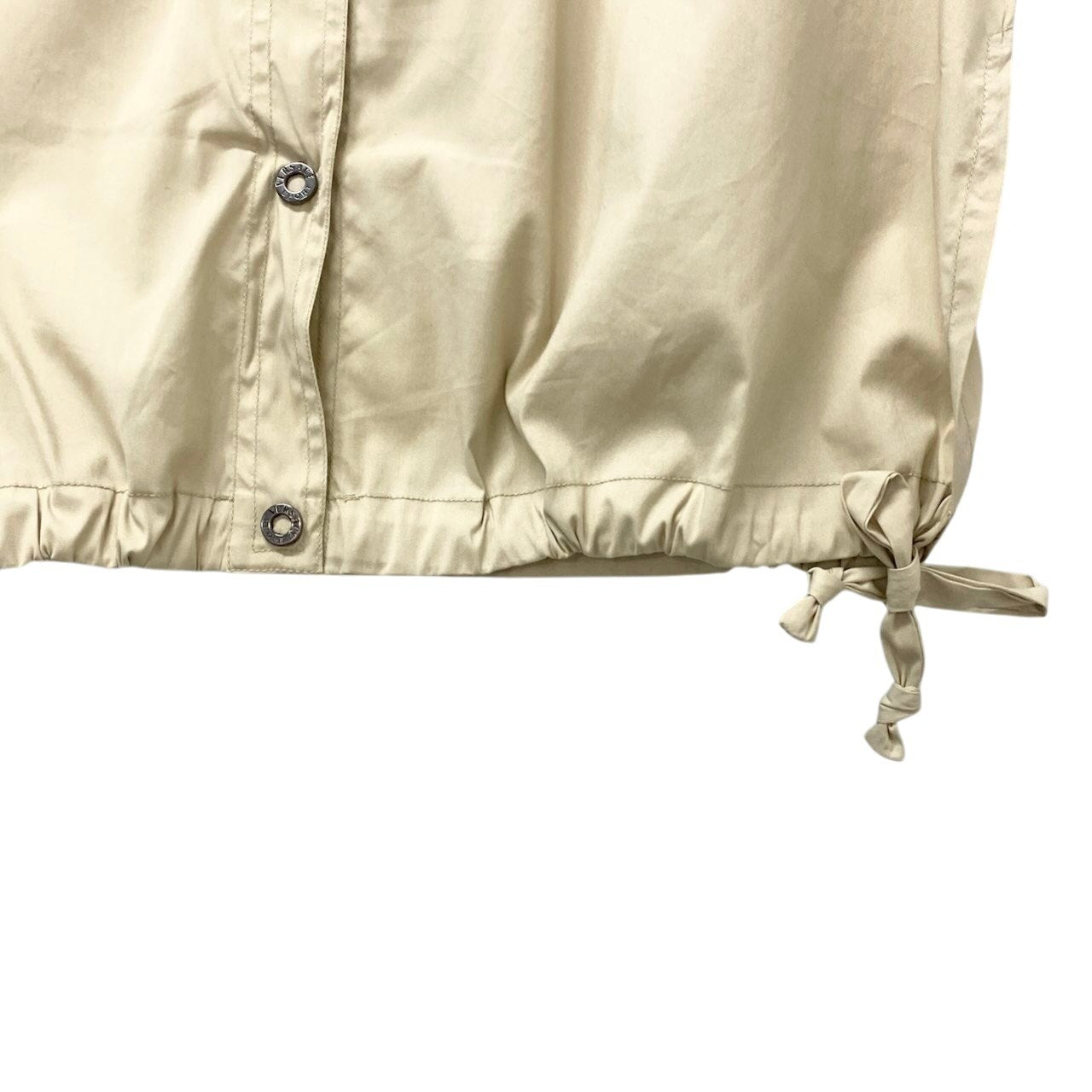 10c29 VERSACE SPORT ヴェルサーチ 半袖シャツ トップス 薄手 ストレッチ イタリア製 レディース 女性服 サイズ42 ベージュu02t