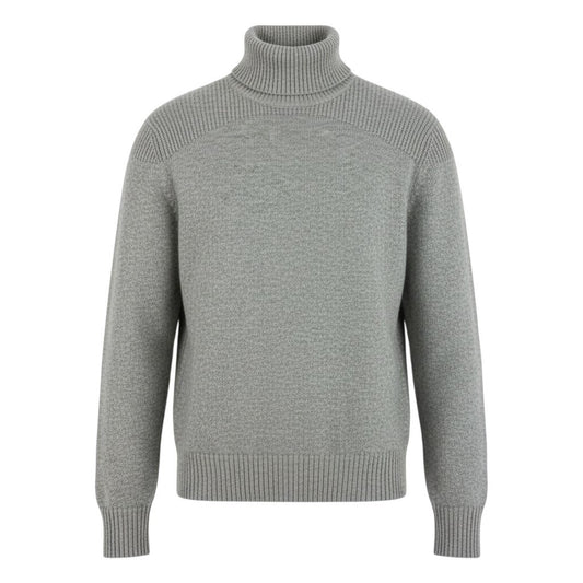 68b27 《美品》 BRUNELLO CUCINELLI ブルネロクチネリ カシミヤ100 ニット セーター タートルネック 44 グレー カシミア レディースu02t