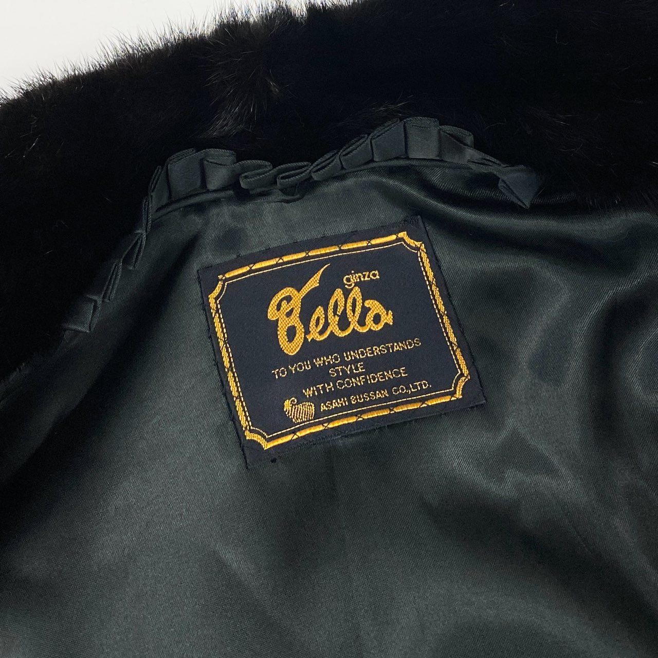 28i29《極美品》GINZA Bella ギンザ ベル マホガニーミンク 毛皮コート ミンクコート  12サイズ ダークブラウン レディースt18r