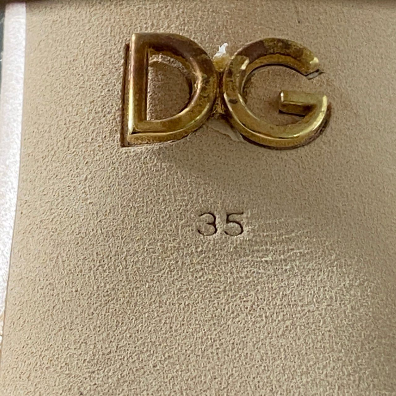 4f24 DOLCE&GABBANA ドルチェアンドガッバーナ ビジュー付 レースヒールサンダル パンプス 35 ピンク D&G ドルガバ イタリア製