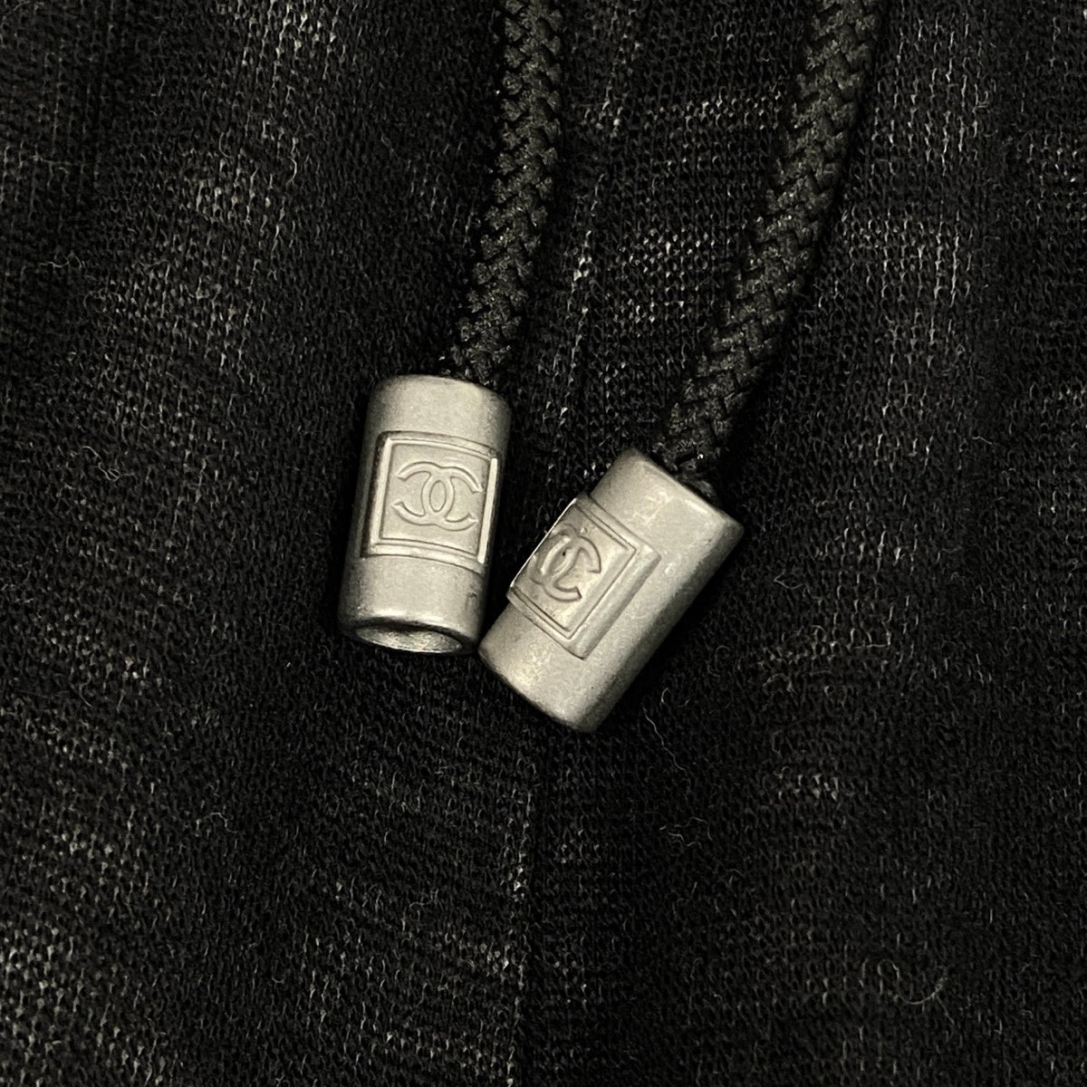 Ci4 【美品】CHANEL ココマーク コットンウールパンツ P21695 38サイズ ダークグレー レディース 女性用u02t