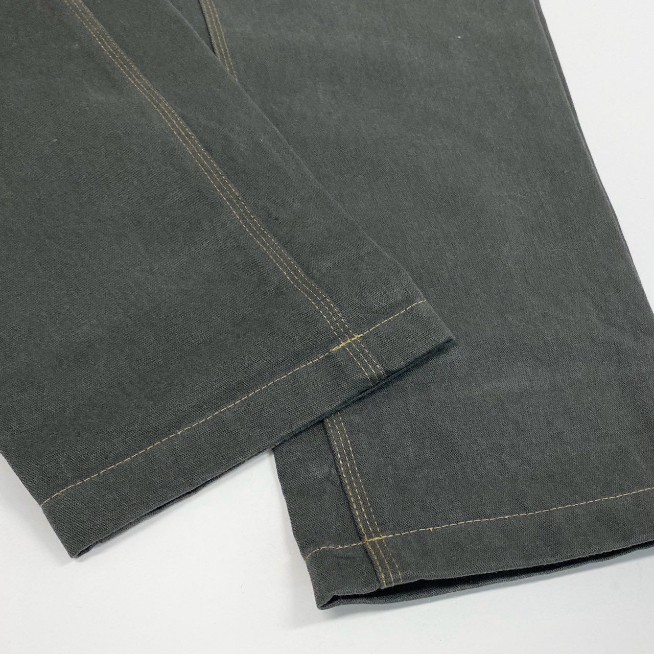 69k7 EMPORIO ARMANI エンポリオアルマーニ ワークパンツ カーゴパンツ パンツ ボトム レザーポケット  2062 7320 38サイズ カーキ メンズu02t