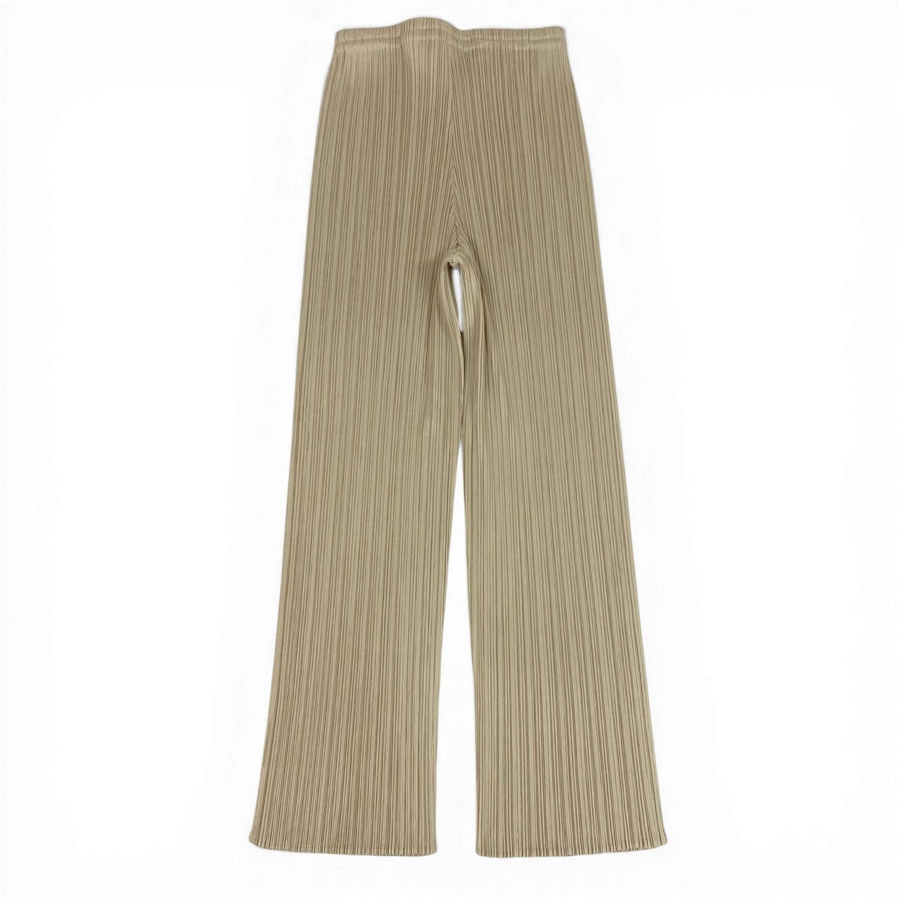 Ad12 PLEATS PLEASE プリーツプリーズ プリーツパンツ ストレートパンツ サイズ1 アイボリー レディースta1