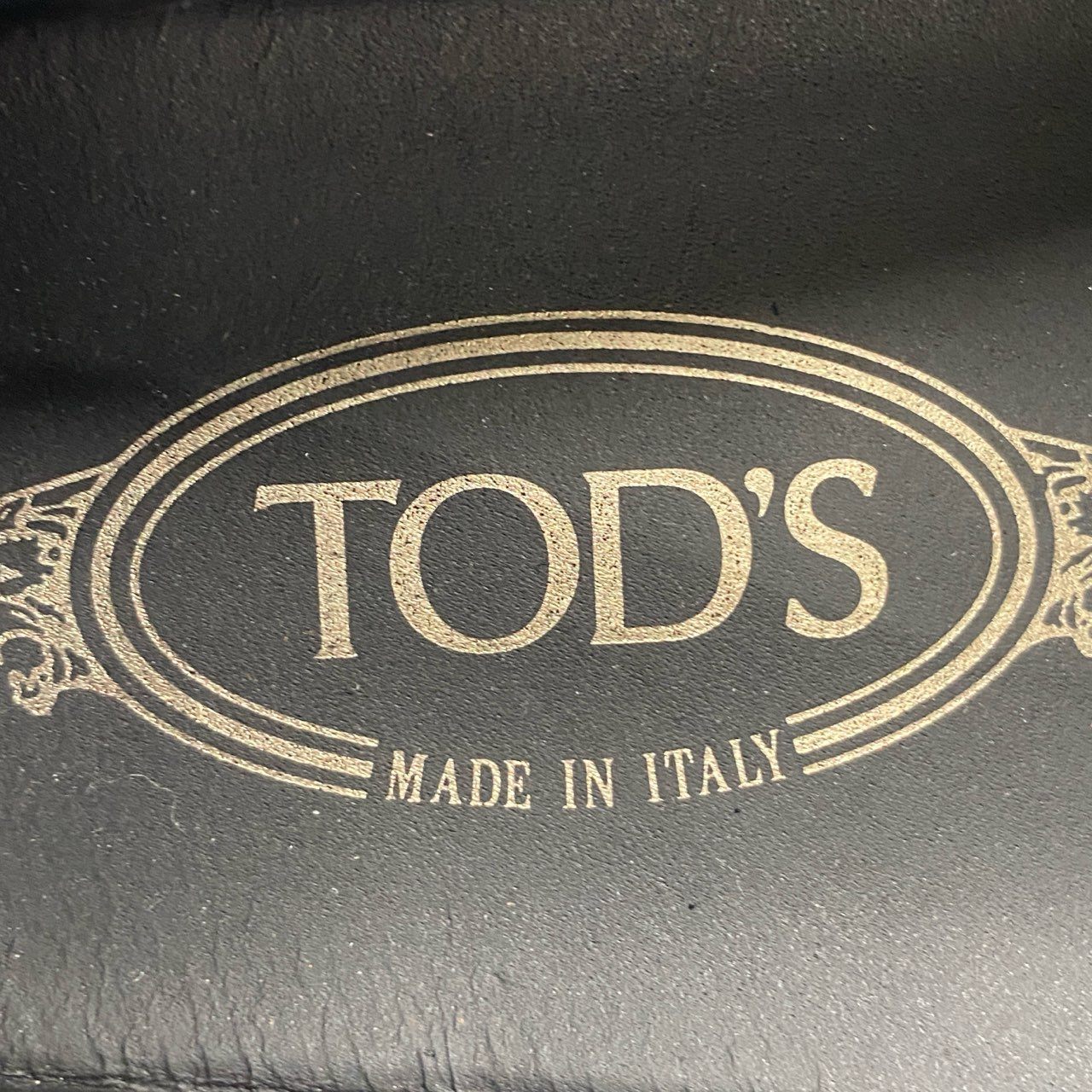 6f26 【美品】TOD'S トッズ スウェードレザー ドライビングシューズ ローファー レザーシューズ サイズ10 1/2 ネイビー メンズ 紳士靴