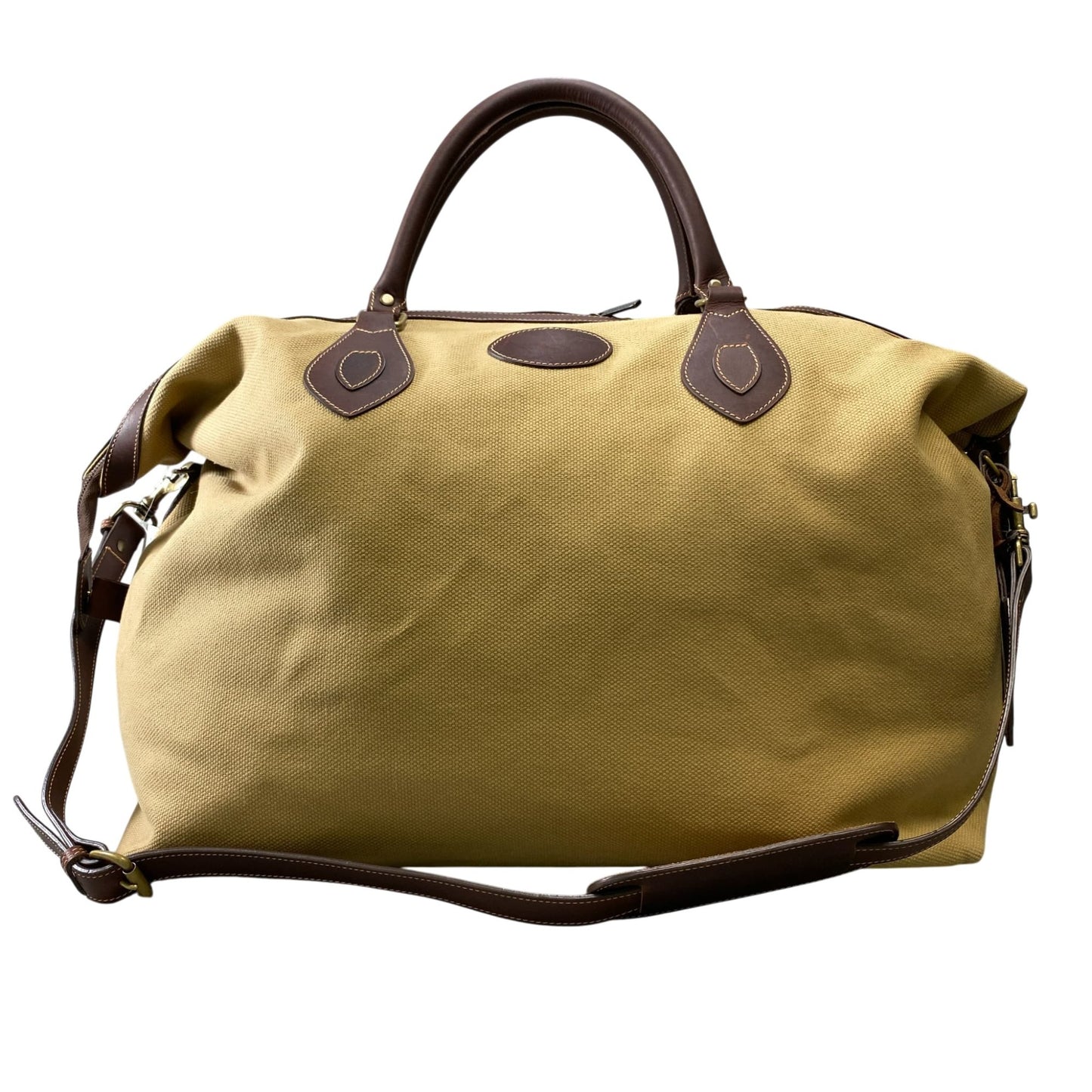 BL10 TUSTING タスティング 2WAY ボストンバッグ キャンバスバッグ 鞄 ベージュ ブラウン メンズk02i