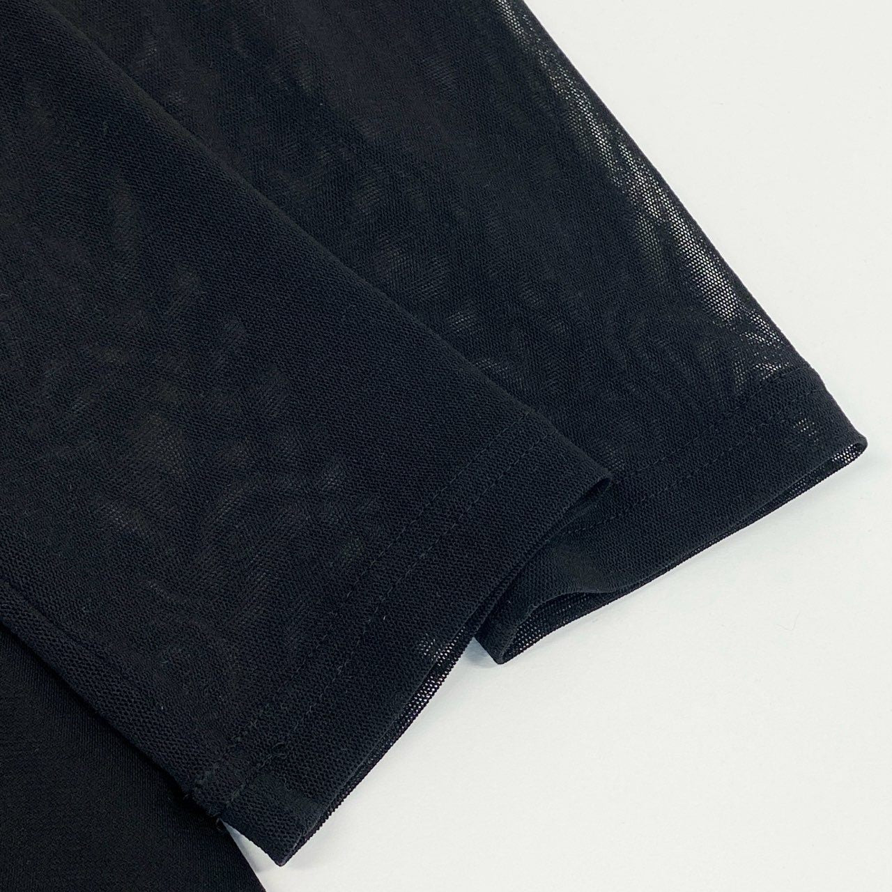 38k26 《美品》 TOKUKO 1er VOL トクコプルミエヴォル ロングワンピース シアースリーブ メッシュ切替 レディース 女性用 9 ブラックu02t