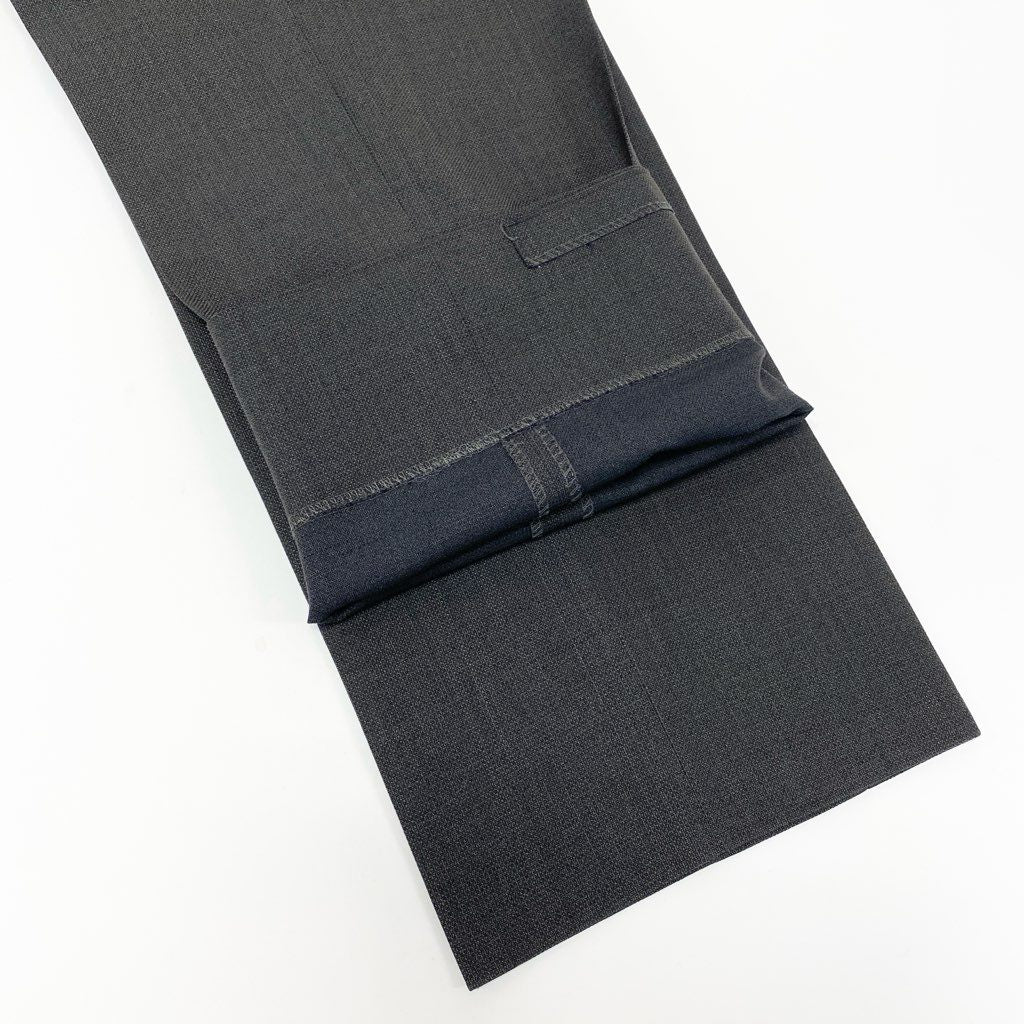 54l28 Burberrys バーバリーズ スーツセットアップ テーラードジャケット スラックスパンツ 94-84-165 AB4 ダークグレー ウール100％ メンズ 男性用o07t