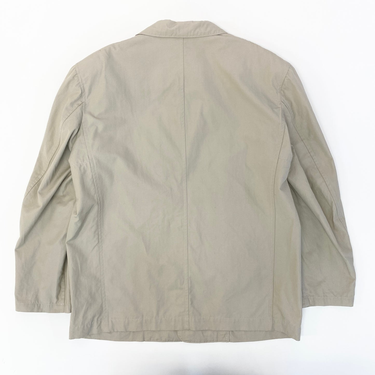 e27 Y`s for men ワイズフォーメン 80`s シャツジャケット 4ポケット ベージュ コットン100％ メンズ 紳士服k02i
