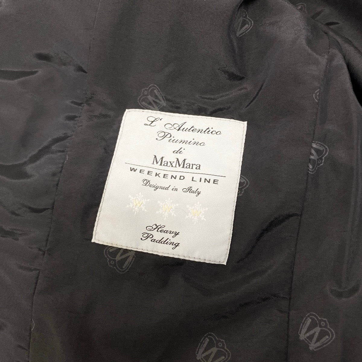 21g16 Max Mara WEEKEND LINE マックスマーラ ダウンジャケット スタンドカラー ファーデザイン サイズ42 ブラック レディース 女性用u02t