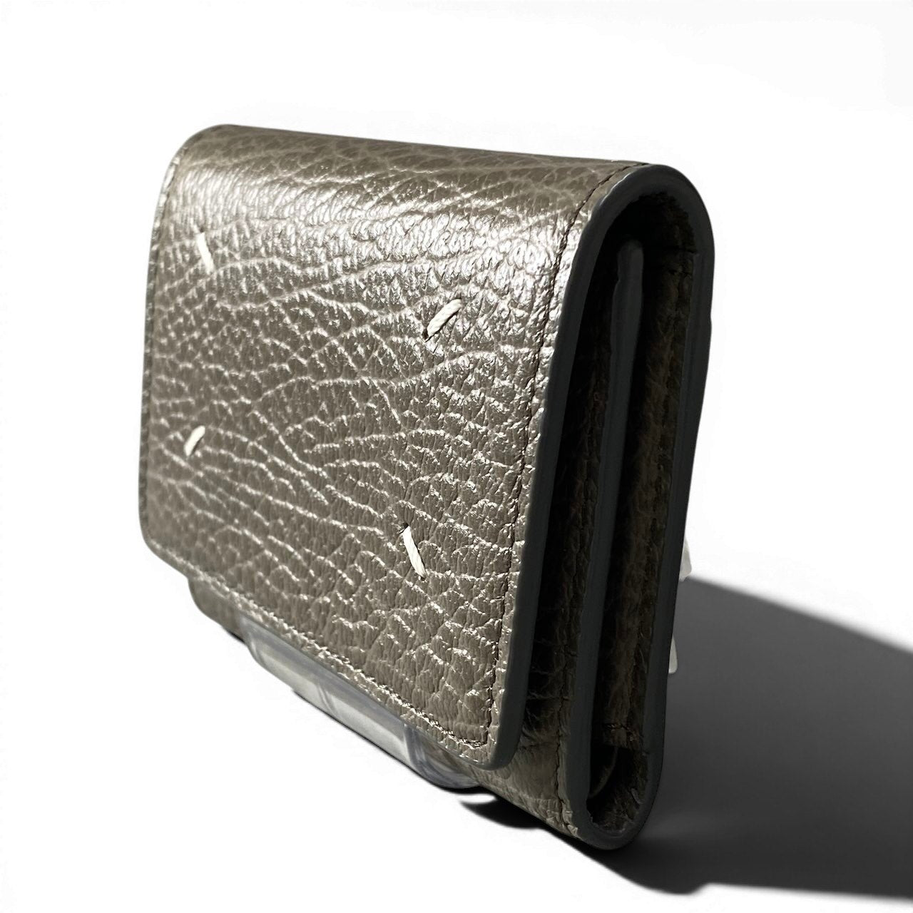 g11 《極美品》 Maison Margiela メゾンマルジェラ スリーフォールド ウォレット Try Fold Wallet SA3UI0010 グレー レザーt18r